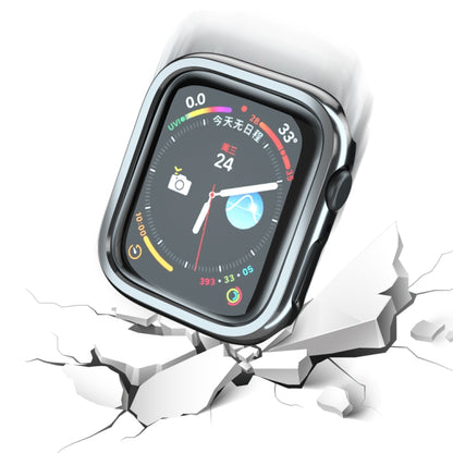 Electroplated PC Hollow Watch Protective Case For Apple Watch Series 9 / 8 / 7 45mm(Black) by buy2fix