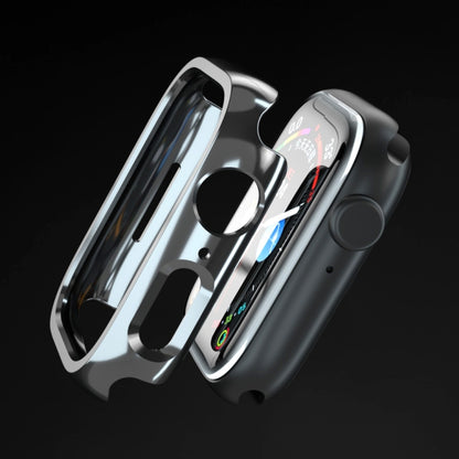 Electroplated PC Hollow Watch Protective Case For Apple Watch Series 9 / 8 / 7 45mm(Black) by buy2fix