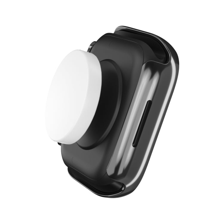 Electroplated PC Hollow Watch Protective Case For Apple Watch Series 9 / 8 / 7 45mm(Black) by buy2fix