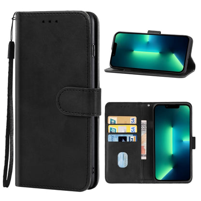 For iPhone 14 Plus Leather Phone Case  (Black) - iPhone 14 Plus Cases by buy2fix | Online Shopping UK | buy2fix