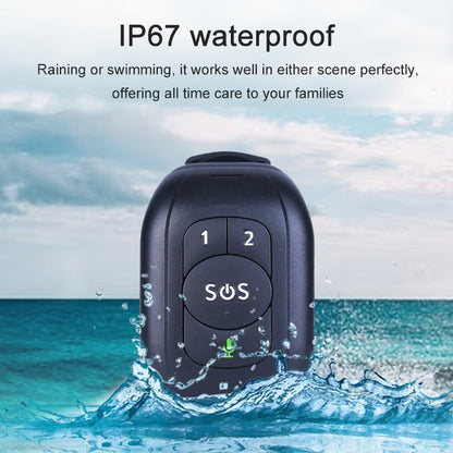 RF-V48 4G Waterproof Anti-lost GPS Positioning Smart Watch, Band A for Asia, Europe, Africa, Australia (Black) by buy2fix