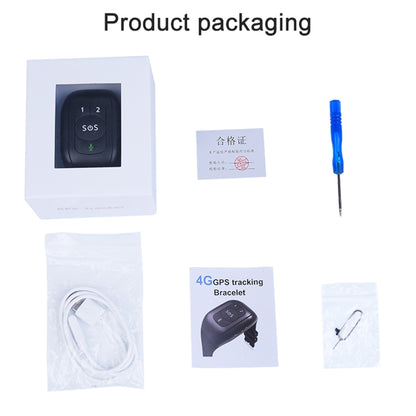 RF-V48 4G Waterproof Anti-lost GPS Positioning Smart Watch, Band A for Asia, Europe, Africa, Australia (Black) by buy2fix