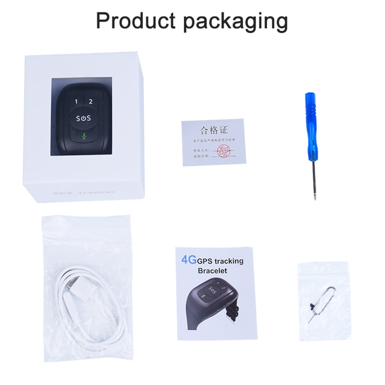 RF-V48 4G Waterproof Anti-lost GPS Positioning Smart Watch, Band B for North America, South America (Black) by buy2fix