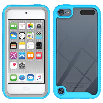 For iPod Touch 5 / 6 / 7 Two-layer Design Shockproof PC + TPU Protective Case(Light Blue) - More iPhone Cases by buy2fix | Online Shopping UK | buy2fix