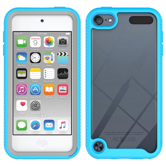 For iPod Touch 5 / 6 / 7 Two-layer Design Shockproof PC + TPU Protective Case(Light Blue) - More iPhone Cases by buy2fix | Online Shopping UK | buy2fix