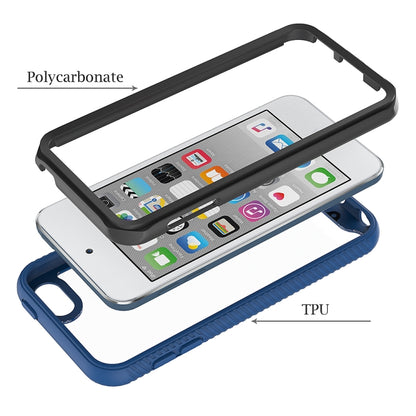 For iPod Touch 5 / 6 / 7 Two-layer Design Shockproof PC + TPU Protective Case(Light Blue) - More iPhone Cases by buy2fix | Online Shopping UK | buy2fix