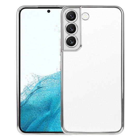 For Samsung Galaxy S22 5G SULADA Elastic Silicone Edge + TPU Phone Case(Silver)