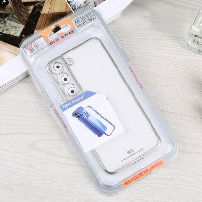 For Samsung Galaxy S22 5G SULADA Elastic Silicone Edge + TPU Phone Case(Silver) - Galaxy S22 5G Cases by SULADA | Online Shopping UK | buy2fix