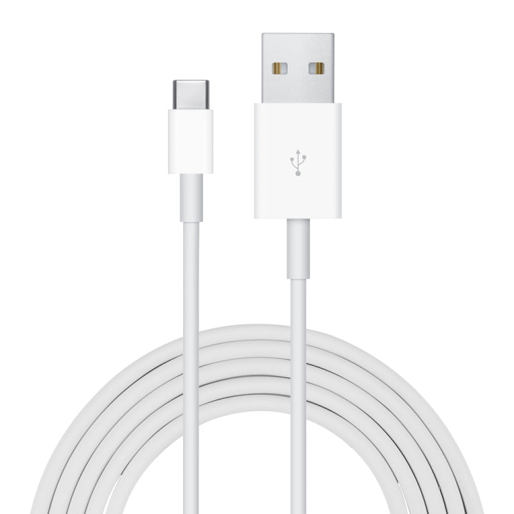 2A USB to USB-C / Type-C Data Cable, Cable Length:1m(White) by buy2fix