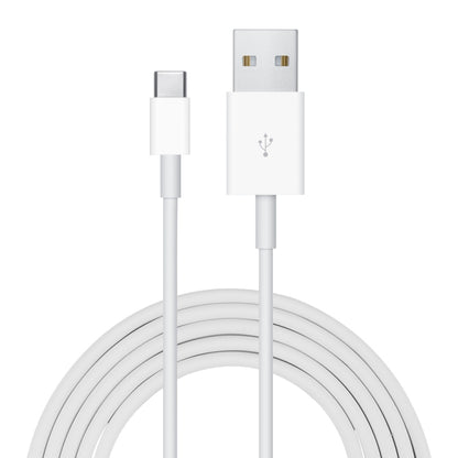 2A USB to USB-C / Type-C Data Cable, Cable Length:1m(White) by buy2fix