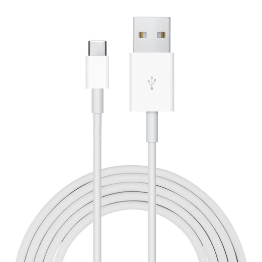 2A USB to USB-C / Type-C Data Cable, Cable Length:1m(White) by buy2fix