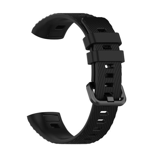 For Huawei Band 3 & 4 Pro Silicone Watch Band(Black) - Watch Bands by buy2fix | Online Shopping UK | buy2fix