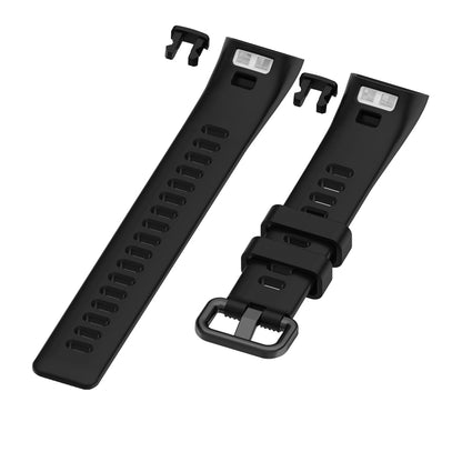 For Huawei Band 3 & 4 Pro Silicone Watch Band(Black) - Watch Bands by buy2fix | Online Shopping UK | buy2fix