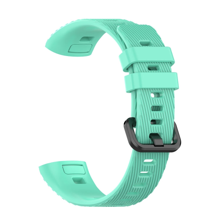 For Huawei Band 3 & 4 Pro Silicone Watch Band(Duck Green) by buy2fix