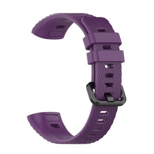 For Huawei Band 3 & 4 Pro Silicone Watch Band(Purple) by buy2fix