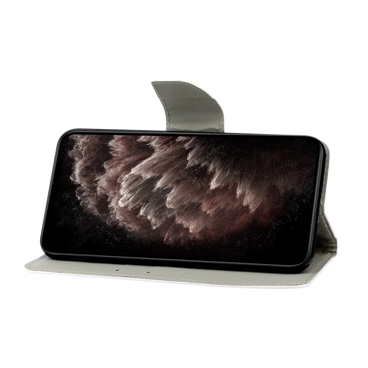 For Xiaomi Redmi 10 Painted Pattern Flip Leather Phone Case(Purple Butterfly) - Xiaomi Cases by buy2fix | Online Shopping UK | buy2fix