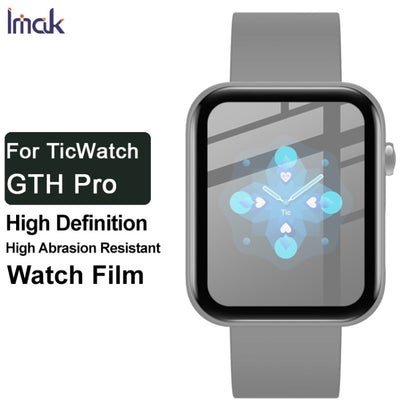For TicWatch GTH Pro IMAK Plexiglass HD Watch Protective Film - Screen Protector by imak | Online Shopping UK | buy2fix