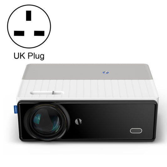 VIVIBRIGHT D5000 1920x1080P 420ANSI 6000Lumens LCD + LED HD Digital Projector, Basic Version UK Plug - LED Projector by VIVIBRIGHT | Online Shopping UK | buy2fix