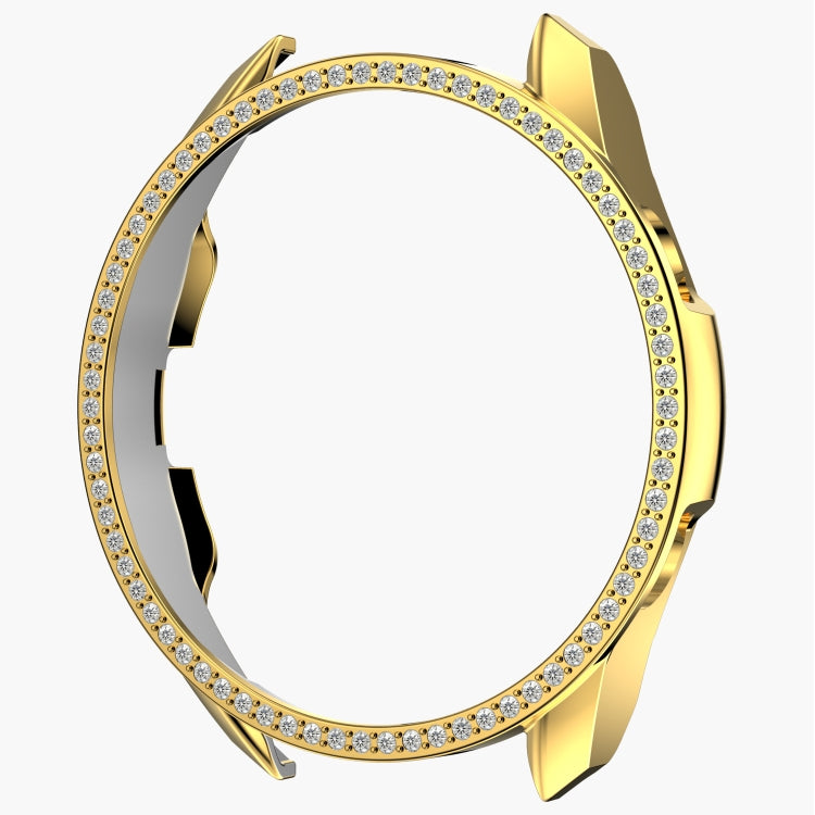 For Samsung Galaxy Watch 3 41mm Single Row Diamond PC Watch Case(Gold) - Watch Cases by buy2fix | Online Shopping UK | buy2fix