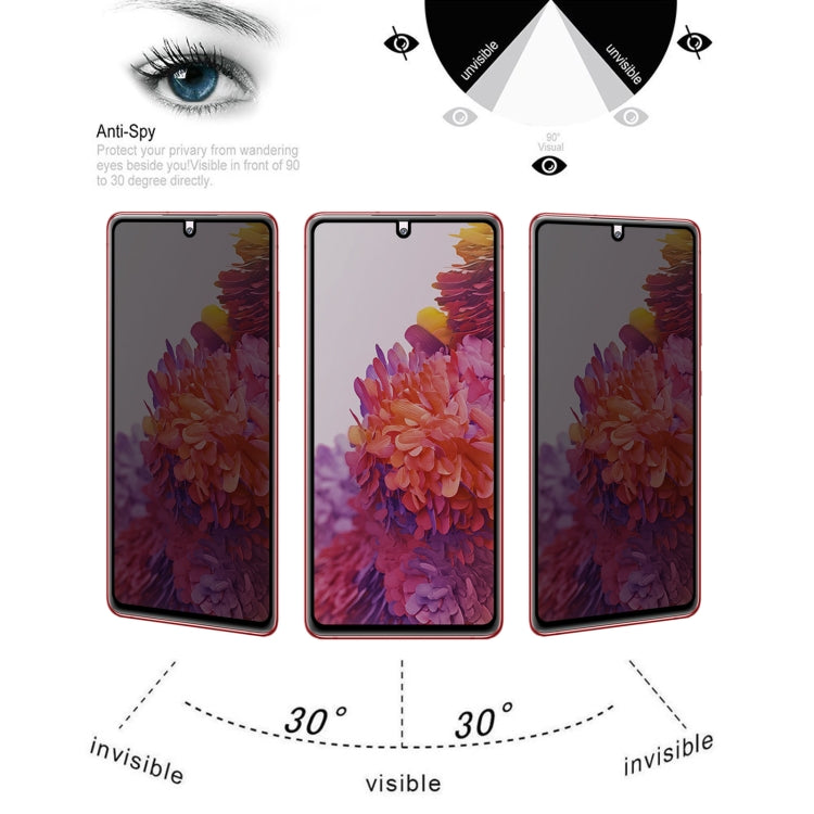 Full Cover Anti-peeping Tempered Glass Film For Samsung Galaxy S20 FE by buy2fix