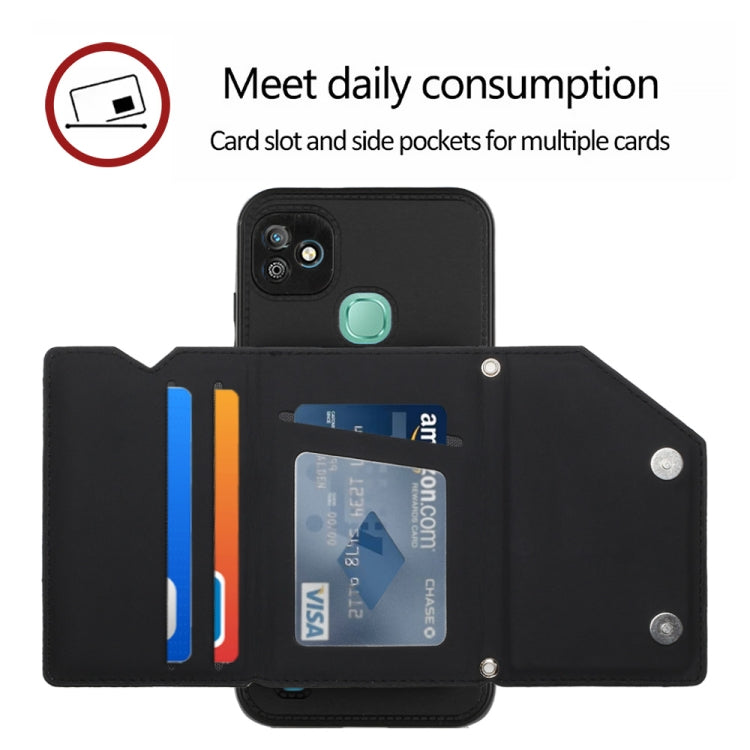 For Infinix Smart HD 2021-X612 Skin Feel PU + TPU + PC Phone Case(Black) - Infinix Cases by buy2fix | Online Shopping UK | buy2fix