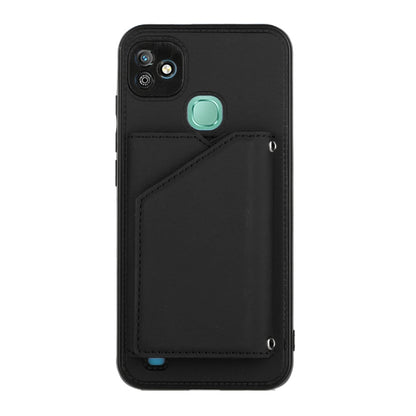 For Infinix Smart HD 2021-X612 Skin Feel PU + TPU + PC Phone Case(Black) - Infinix Cases by buy2fix | Online Shopping UK | buy2fix