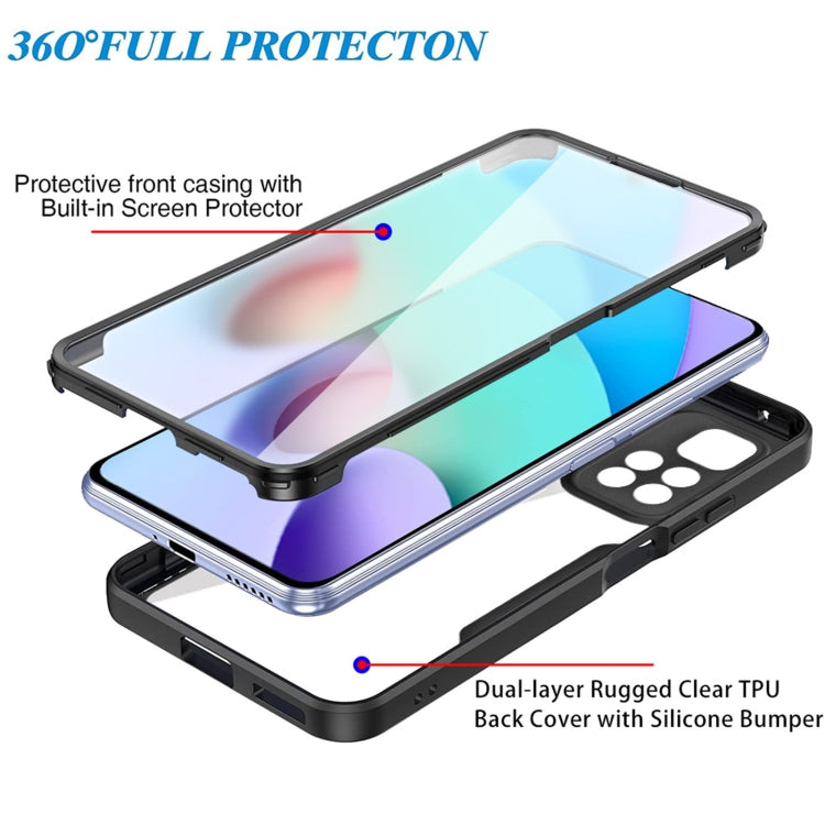 For Xiaomi Redmi 10 Acrylic + TPU 360 Degrees Full Coverage Phone Case(Purple) - Xiaomi Cases by buy2fix | Online Shopping UK | buy2fix