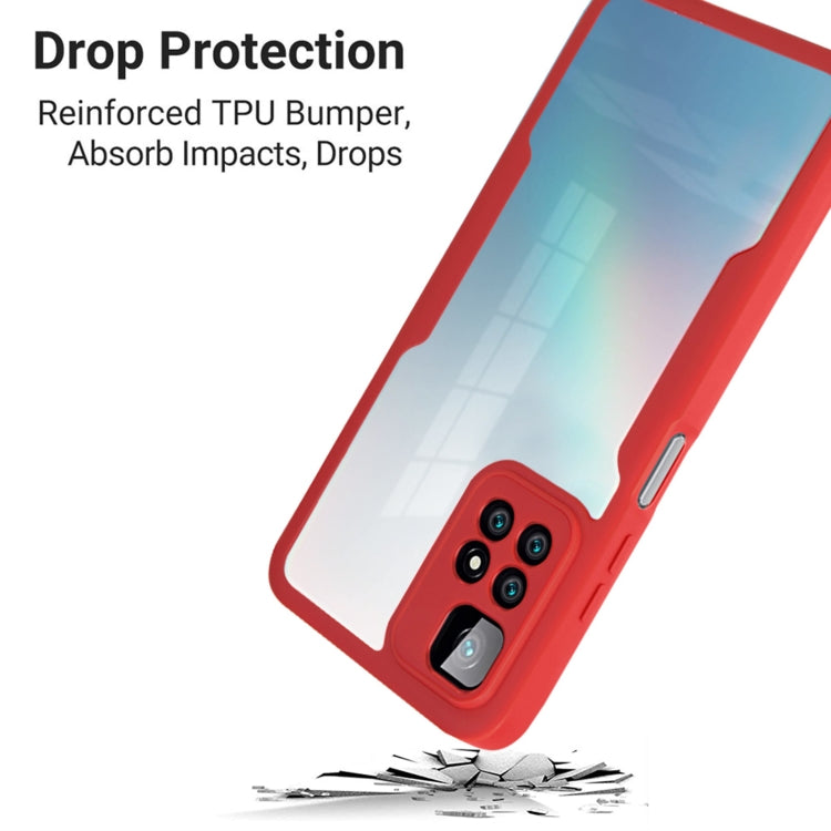 For Xiaomi Redmi 10 Acrylic + TPU 360 Degrees Full Coverage Phone Case(Purple) - Xiaomi Cases by buy2fix | Online Shopping UK | buy2fix