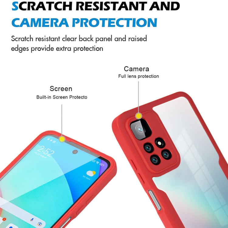 For Xiaomi Redmi 10 Acrylic + TPU 360 Degrees Full Coverage Phone Case(Purple) - Xiaomi Cases by buy2fix | Online Shopping UK | buy2fix