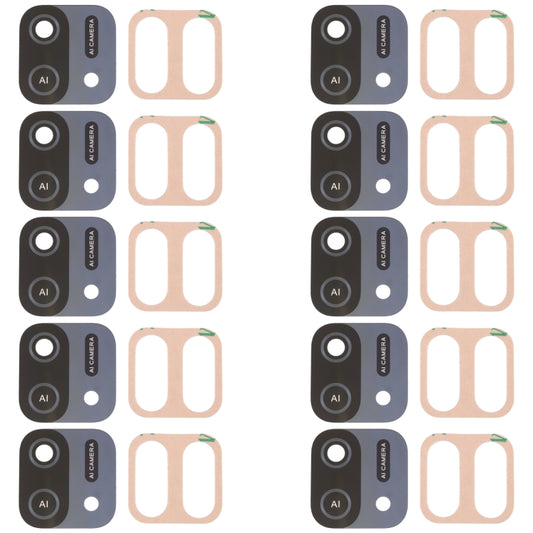 For OPPO A16e / A16K 10pcs Back Camera Lens - Camera Series by buy2fix | Online Shopping UK | buy2fix