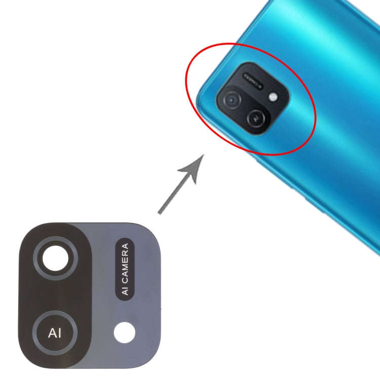 For OPPO A16e / A16K 10pcs Back Camera Lens - Camera Series by buy2fix | Online Shopping UK | buy2fix