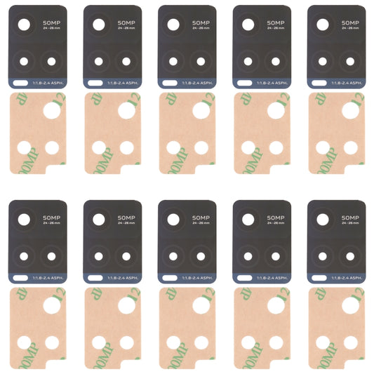 For vivo Y21S / Y33S / Y33T 10pcs Back Camera Lens - Camera Parts by buy2fix | Online Shopping UK | buy2fix