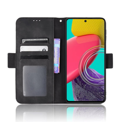 For Samsung Galaxy M53 5G Skin Feel Calf Pattern Horizontal Flip Leather Phone Case(Black) by buy2fix