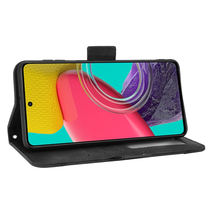For Samsung Galaxy M53 5G Skin Feel Calf Pattern Horizontal Flip Leather Phone Case(Black) by buy2fix