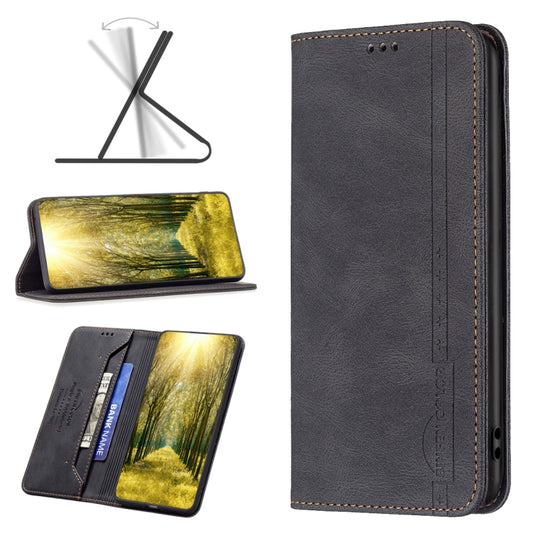 For Sony Xperia 1 III Magnetic RFID Blocking Anti-Theft Leather Phone Case(Black) by buy2fix