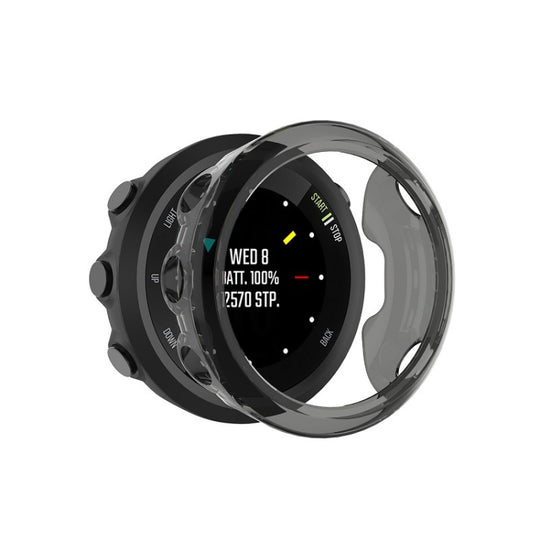 For Garmin Forerunner 45 TPU Protective Shell(Transparent Black)