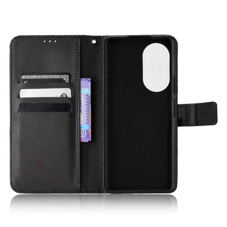 For Honor 50 SE / Huawei nova 9 SE Diamond Texture Leather Phone Case(Black) by buy2fix