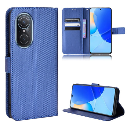 For Honor 50 SE / Huawei nova 9 SE Diamond Texture Leather Phone Case(Blue) by buy2fix