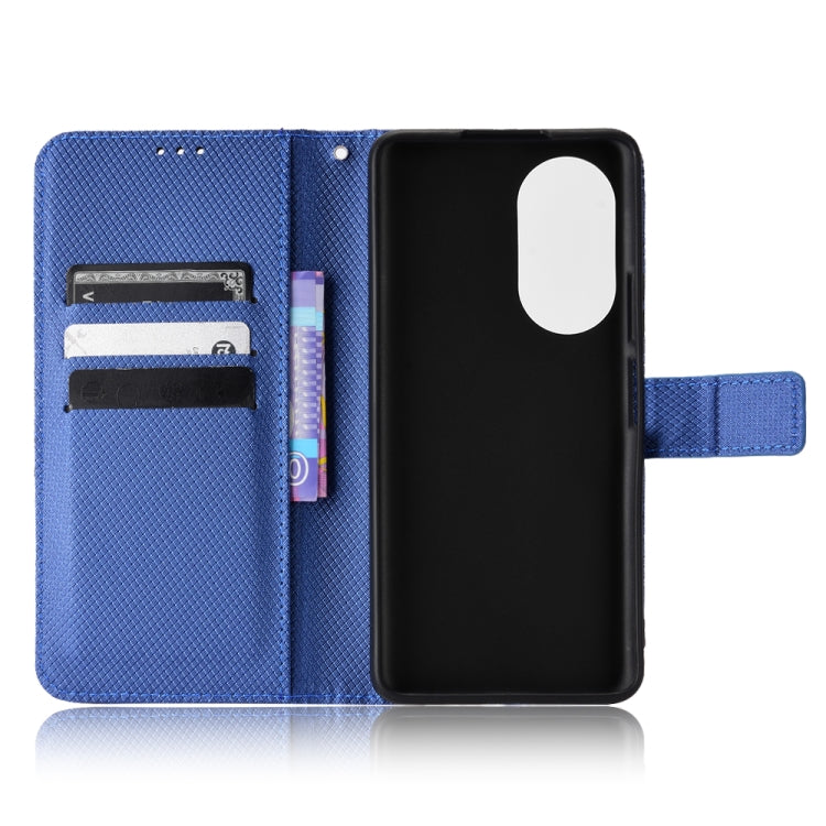 For Honor 50 SE / Huawei nova 9 SE Diamond Texture Leather Phone Case(Blue) by buy2fix