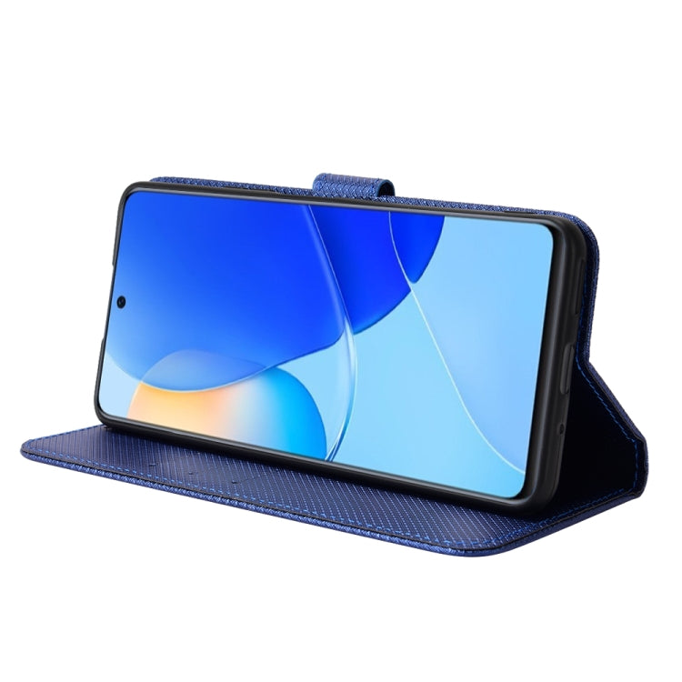 For Honor 50 SE / Huawei nova 9 SE Diamond Texture Leather Phone Case(Blue) by buy2fix