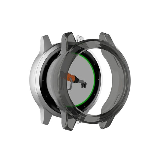 For Garmin Vivoactive 4 TPU Protective Shell(Transparent Black) - Watch Cases by buy2fix | Online Shopping UK | buy2fix