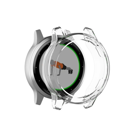 For Garmin Vivoactive 4S TPU Protective Shell(Transparent White) - Watch Cases by buy2fix | Online Shopping UK | buy2fix
