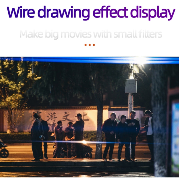 JSR Starlight Drawing Camera Lens Filter, Size:55mm(Streak Blue) by JSR