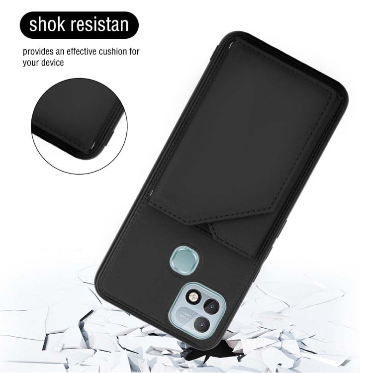 For Infinix Hot 10i / Smart 5 Pro Skin Feel PU + TPU + PC Phone Case(Black) - Infinix Cases by buy2fix | Online Shopping UK | buy2fix