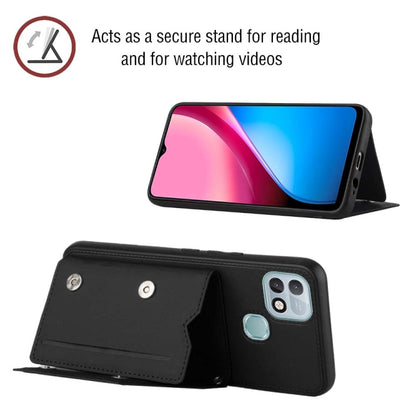For Infinix Hot 10i / Smart 5 Pro Skin Feel PU + TPU + PC Phone Case(Black) - Infinix Cases by buy2fix | Online Shopping UK | buy2fix