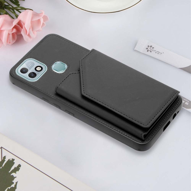 For Infinix Hot 10i / Smart 5 Pro Skin Feel PU + TPU + PC Phone Case(Black) - Infinix Cases by buy2fix | Online Shopping UK | buy2fix