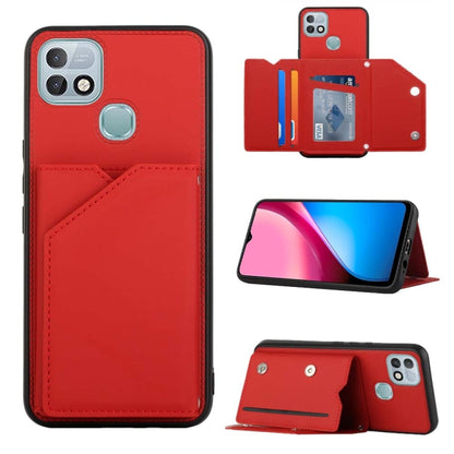 For Infinix Hot 10i / Smart 5 Pro Skin Feel PU + TPU + PC Phone Case(Red) - Infinix Cases by buy2fix | Online Shopping UK | buy2fix