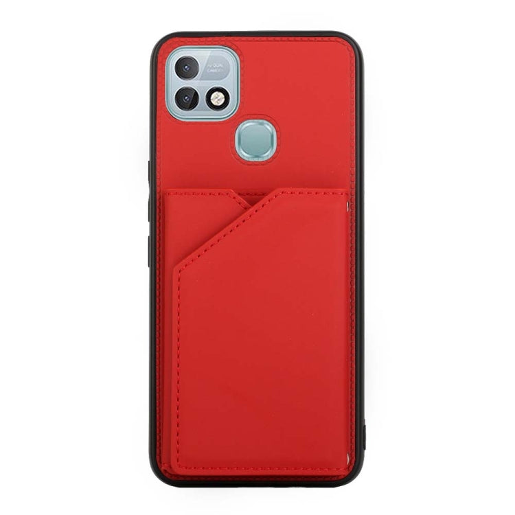 For Infinix Hot 10i / Smart 5 Pro Skin Feel PU + TPU + PC Phone Case(Red) - Infinix Cases by buy2fix | Online Shopping UK | buy2fix