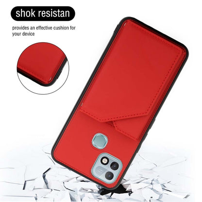 For Infinix Hot 10i / Smart 5 Pro Skin Feel PU + TPU + PC Phone Case(Red) - Infinix Cases by buy2fix | Online Shopping UK | buy2fix