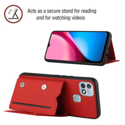 For Infinix Hot 10i / Smart 5 Pro Skin Feel PU + TPU + PC Phone Case(Red) - Infinix Cases by buy2fix | Online Shopping UK | buy2fix